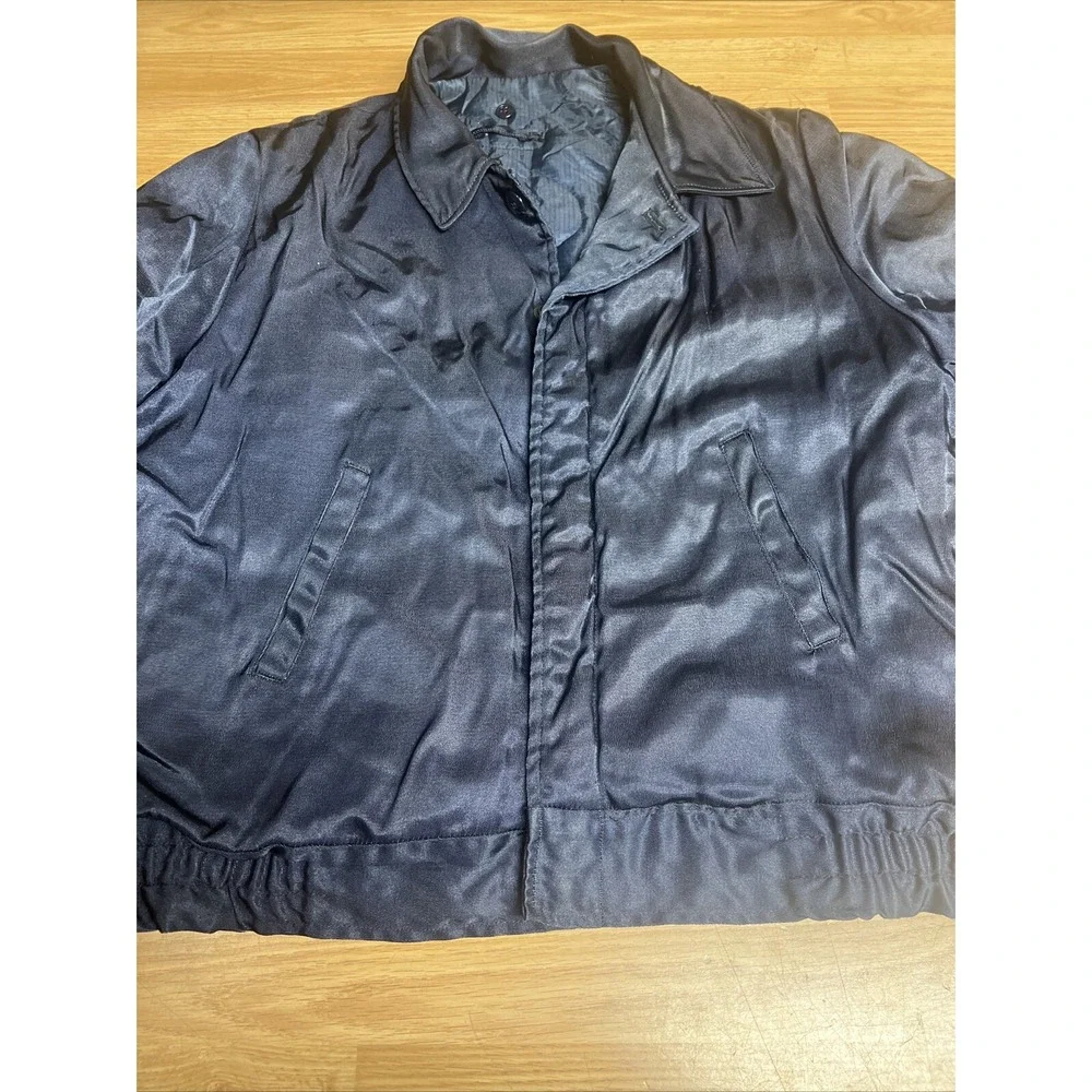 Vintage Blue Butwin Police Officer Jacket Men Made In‎ The USA Size 46